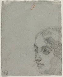 Head of a Woman (verso)