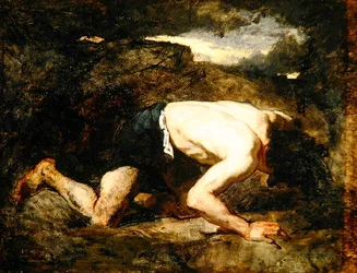The Fugitive, Study for Timon of Athens, c.1857