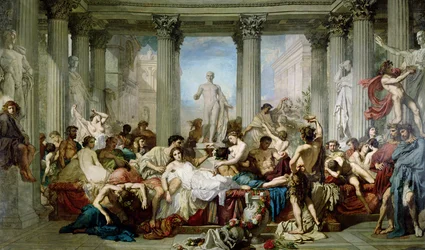 The Romans in Their Decadence