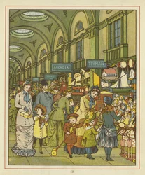 People Shopping in an Arcade