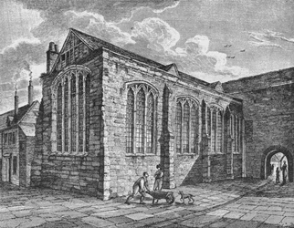North-east view of the Chapel of the Holy Trinity, Leadenhall, City of London