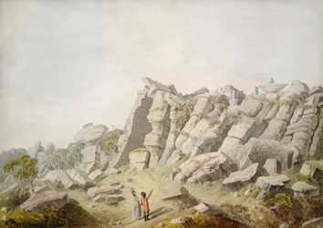 Figures at Brimham Crags