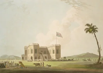 The Assembly Rooms on the Race Ground near Madras, plate 37 from 