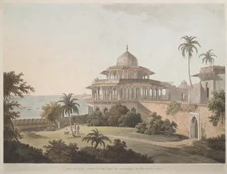 The Chalees Satoon in the Fort of Allahabad on the River Jumna