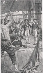 Hoisting the Famous Signal (illustration from 