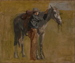 Cowboy: Study for Cowboys in the Badlands