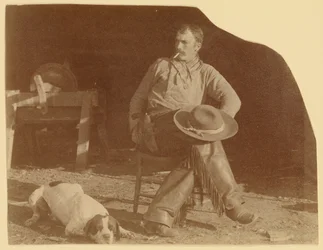 Cowboy at the B-T Ranch, Missouri Territory