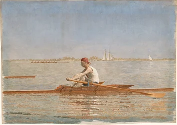 John Biglin in a Single Scull