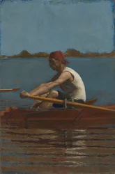 John Biglin in a Single Scull