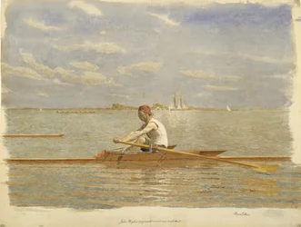 John Biglin in a Single Scull