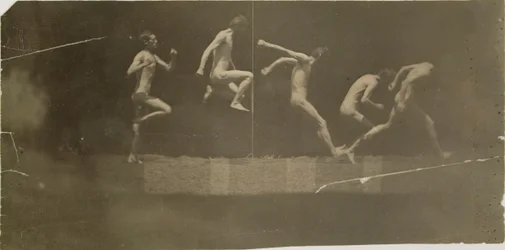Marey Wheel Photographs of George Reynolds, 1884