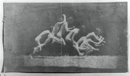 Marey Wheel Photographs of George Reynolds, 1884