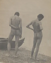 Thomas Eakins and John Laurie Wallace on a Beach