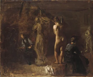 William Rush Carving His Allegorical Figure of the Schuylkill River, 1876