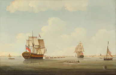 HMS Woolwich Under Tow