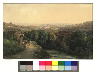 View of Heiligenstadt and Vienna from the Nussberg