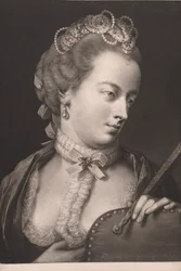 Lady elegantly attired