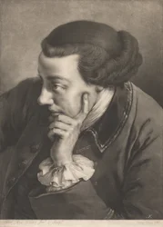 Portrait of a Young Man Leaning on His Right Elbow