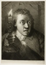 Young Man with a Candle, from Life-Sized Heads