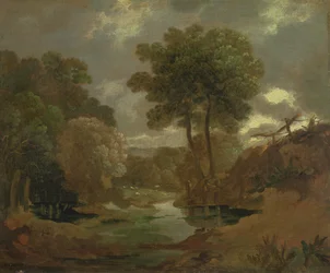 A Pool in the Woods, 1750