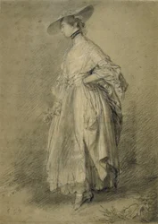 A Woman with a Rose