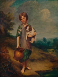 Cottage Girl with Dog and Pitcher, 1785, 1935