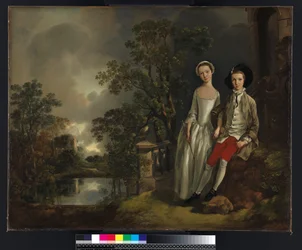 Portrait of Heneage Lloyd and His Sister, Lucy, c.1750