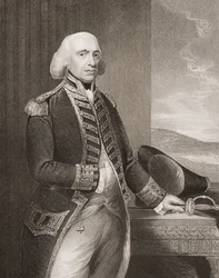 Richard Howe, 1st Earl Howe, illustration from 