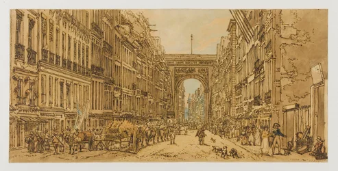 The Faubourg and the Porte Saint-Denis, 1801-1802. 10th and 12th arrondissements