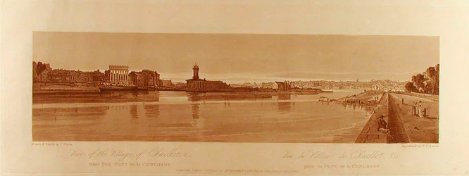 View of the Village of Chaillot Taken from the Pont de la Concorde