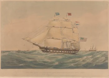 The New York and London Packet Ship 