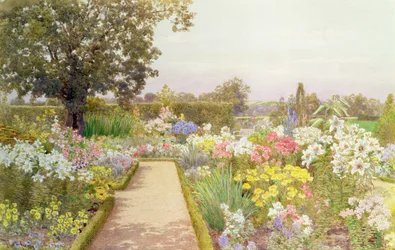 The Lily Border at Great Tangley Manor, Surrey