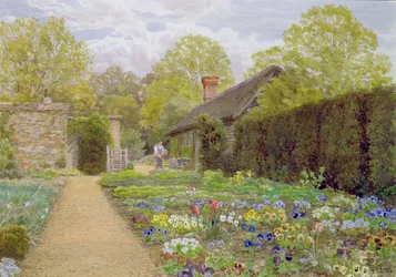 The Pansy Garden, Munstead Wood, Surrey, home of Gertrude Jekyll