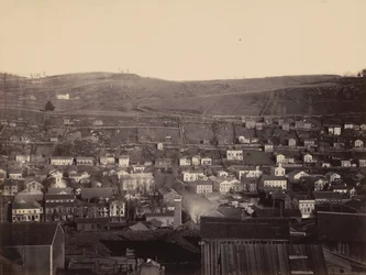 Honesdale, Section 4, Del. & Hudson Canal Co., c. 1863-1865