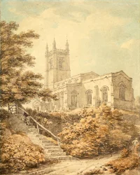South East Aspect of the Church at Odell