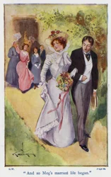 Illustration for Good Wives by Louisa M Alcott
