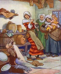 Illustration for The Pied Piper of Hamelin