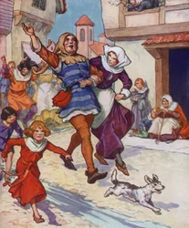 Illustration for The Pied Piper of Hamelin