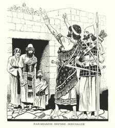 Rab-Shakeh before Jerusalem