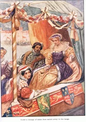 Under a Canopy of State, Jane Sailed Away in the Barge