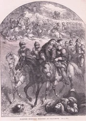 Hampden mortally wounded at Chalgrove AD 1643