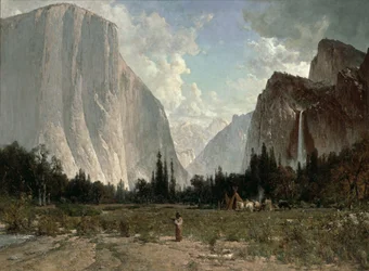 Bridal Veil Falls, Yosemite, c.1870-84