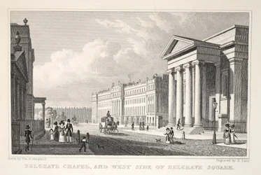 Belgrave Chapel and West Side of Belgrave Square