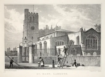 Church of St Mary, Lambeth, from 