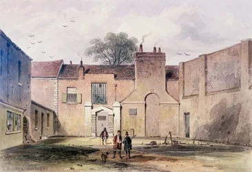 Entrance to Tothill Fields Prison, 1850