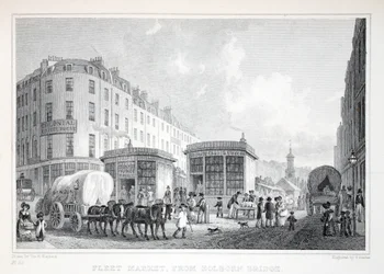 Fleet Street, from Holborn Bridge, from 