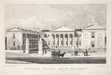 Highbury College, South West Front, from 
