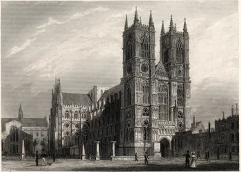 London, View of the Abbey of Westminster