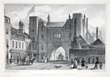 St Johns Gate, Clerkenwell, from 