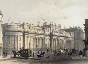 The Bank of England, engraved by Louis-Jules Arnout, pub. 1854 by E. Gambart and Co.